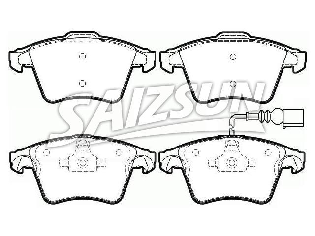 Brake Pad Set:7H0 698 151 A
