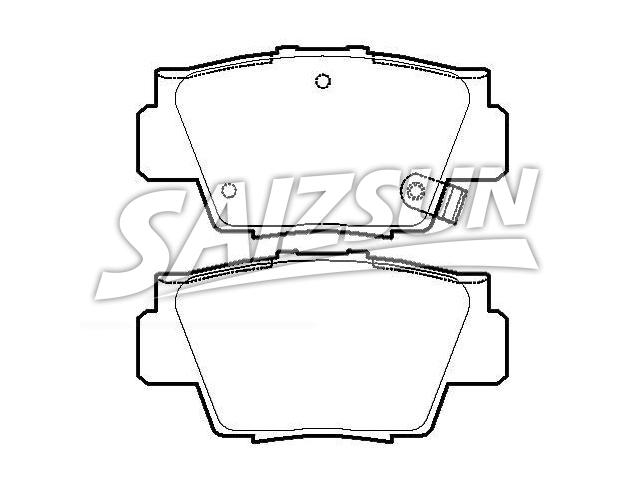 Brake Pad Set:43022-SL0-E50