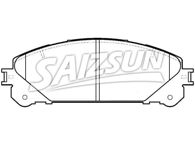 Brake Pad Set:04465-0E010