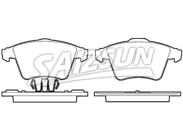 Brake Pad Set:7H0 698 151 B