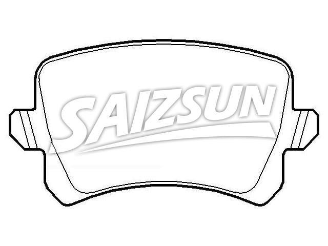 Brake Pad Set:1K0 698 451 L