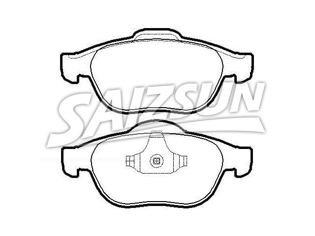 Brake Pad Set:77 02 207 615