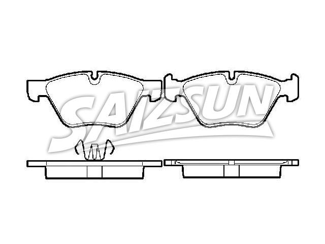 Brake Pad Set:34 11 2 288 857