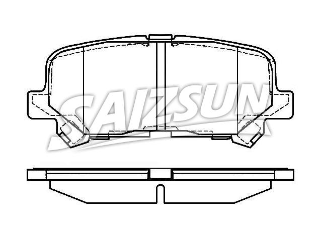 Brake Pad Set:43022-SZA-A00