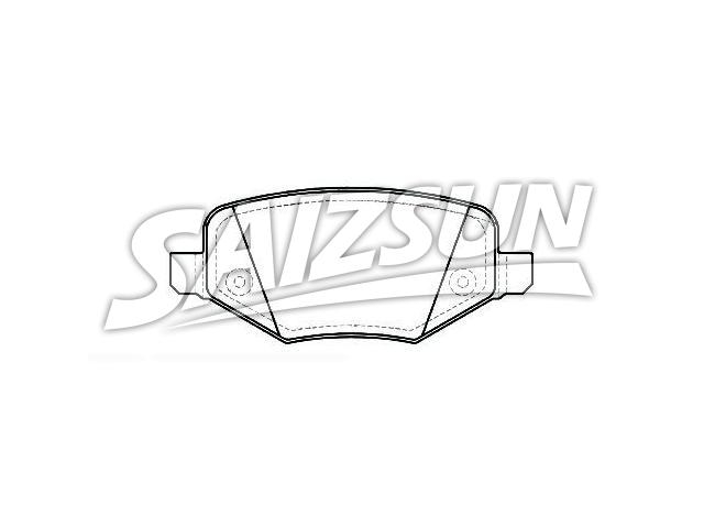 Brake Pad Set:8A8Z-2200-A