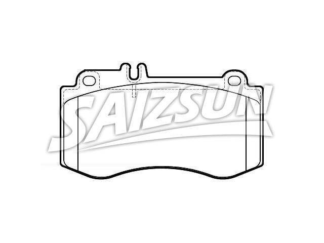 Brake Pad Set:005 420 77 20