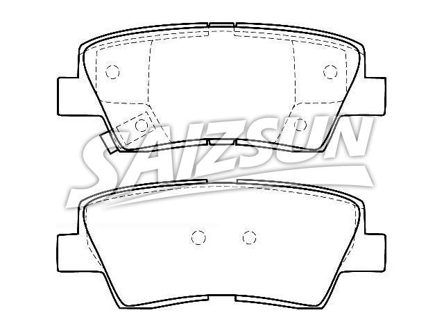 Brake Pad Set:58302-3KA31
