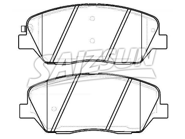 Brake Pad Set:58101-2JA00