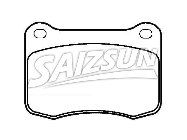 Brake Pad Set:04466-0W030