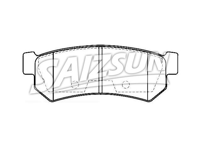 Brake Pad Set:55500-85Z10