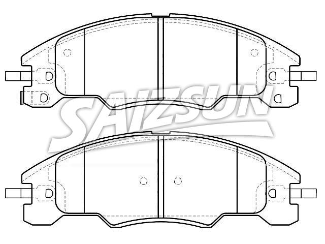 Brake Pad Set:8S4Z-2001-A
