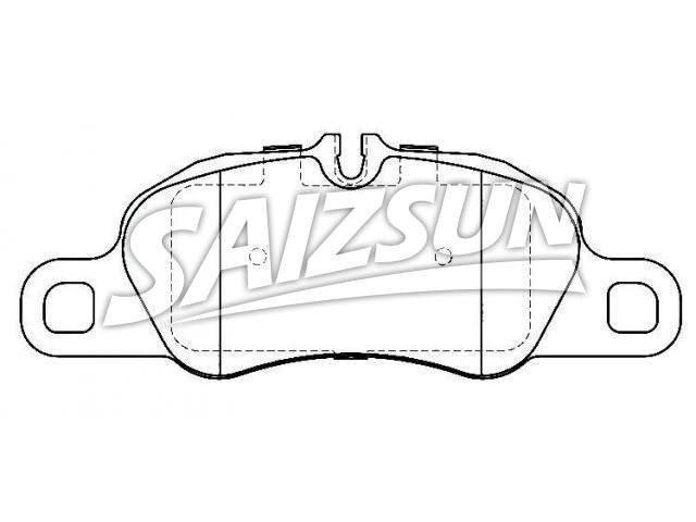 Brake Pad Set:997 351 938 03