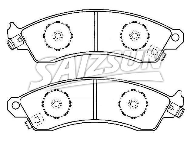 Brake Pad Set:F4ZZ-2001-B