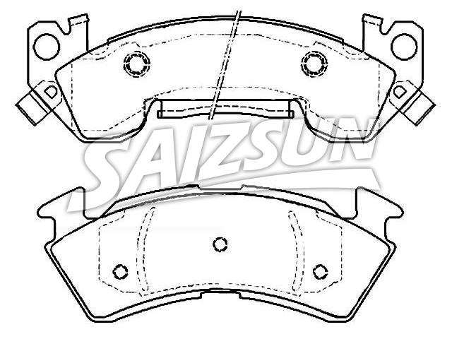 Brake Pad Set:D614-7492