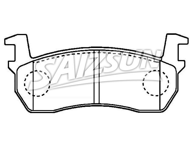 Brake Pad Set:41060-05B90