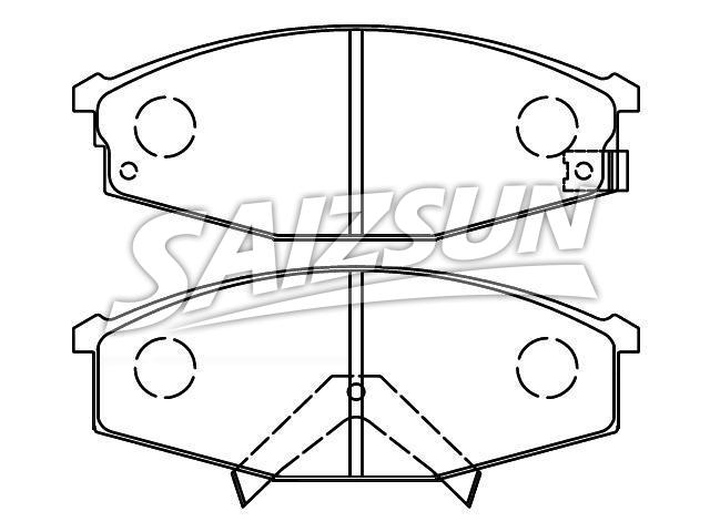 Brake Pad Set:41060-32J90