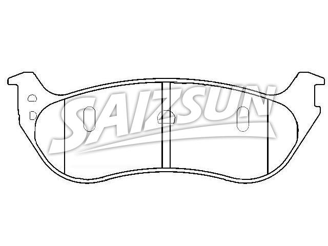 Brake Pad Set:5L2Z-2200-AA