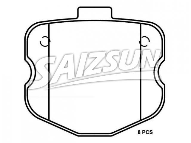 Brake Pad Set:19121811