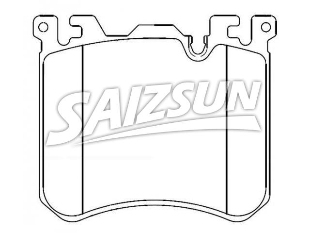 Brake Pad Set:34 11 6 858 540