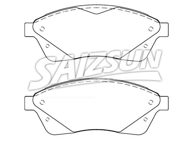 Brake Pad Set:20887798