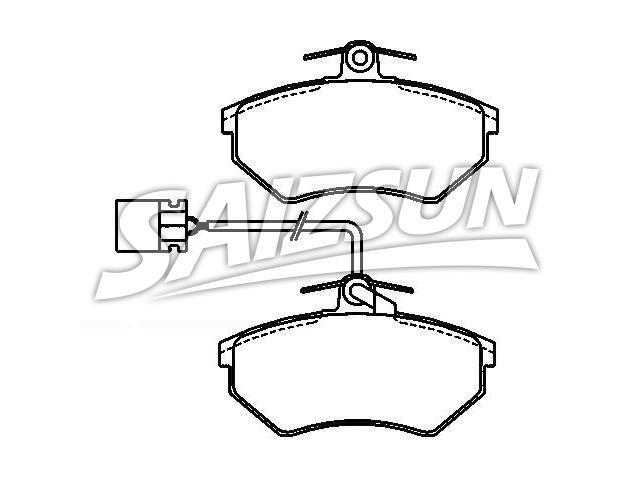 Brake Pad Set:357 698 151C