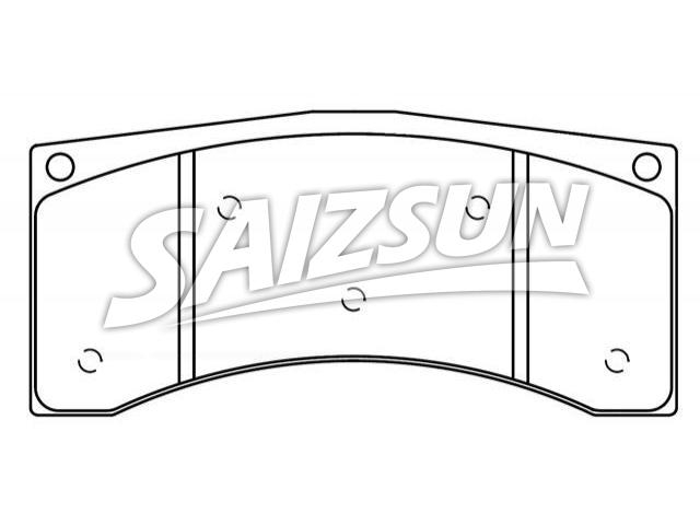 Brake Pad Set:D1236-8354