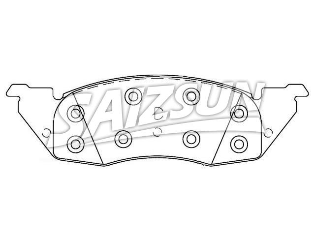Brake Pad Set:D593-7410A