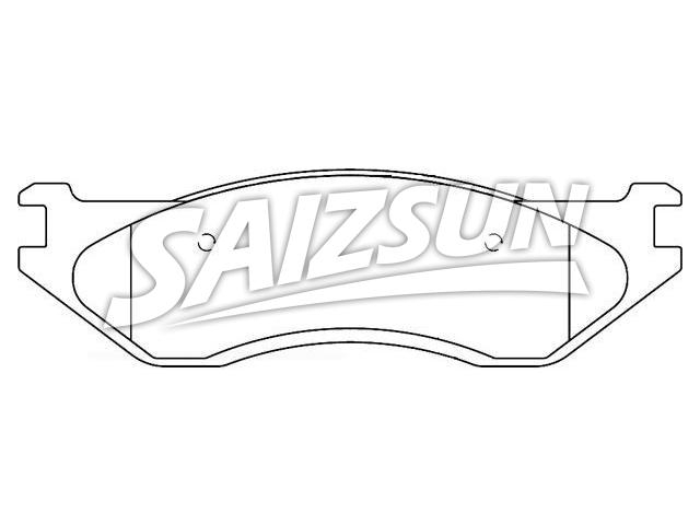 Brake Pad Set:5102 061AA