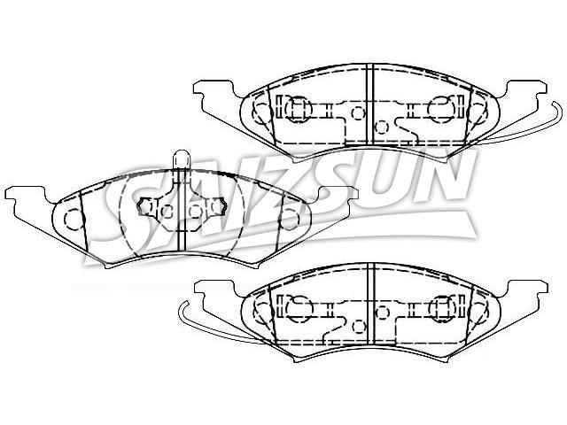 Brake Pad Set:E8FZ-2001-A
