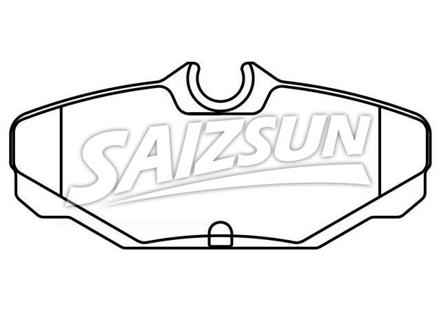 Brake Pad Set:F8DZ-2200AA
