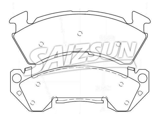 Brake Pad Set:D614-7506