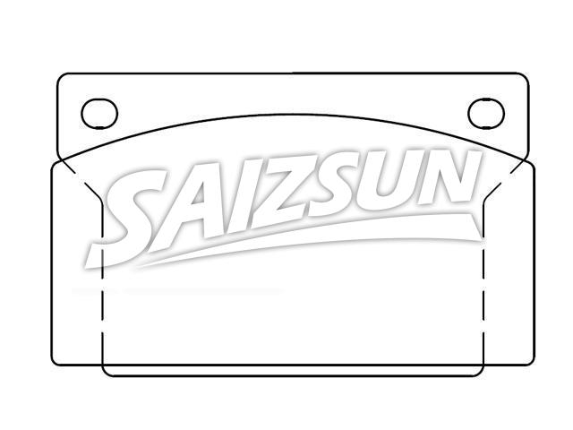 Brake Pad Set:D106-757