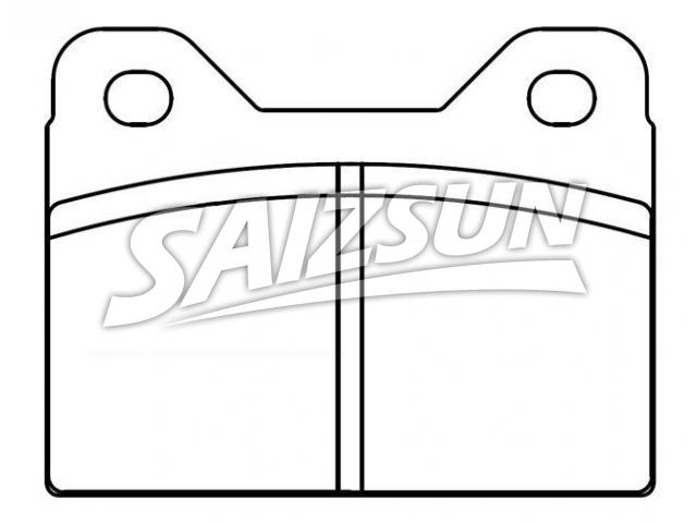 Brake Pad Set:D108-7042
