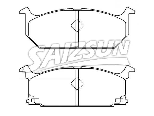 Brake Pad Set:96068465