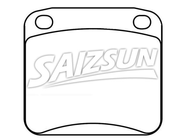Brake Pad Set:D128-7060