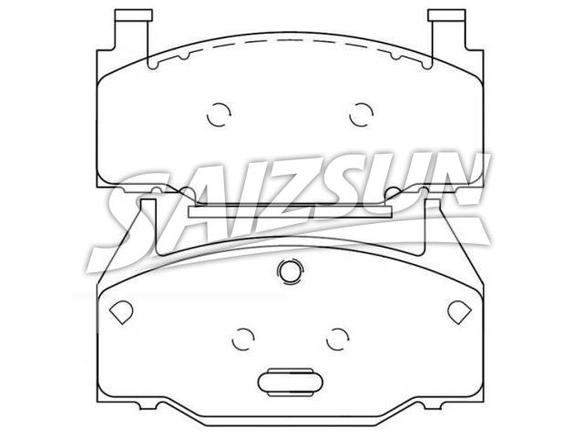 Brake Pad Set:D139-7071