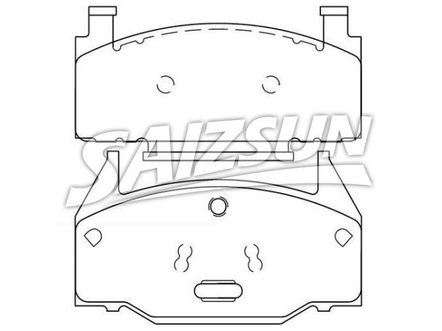 Brake Pad Set:D162-7089