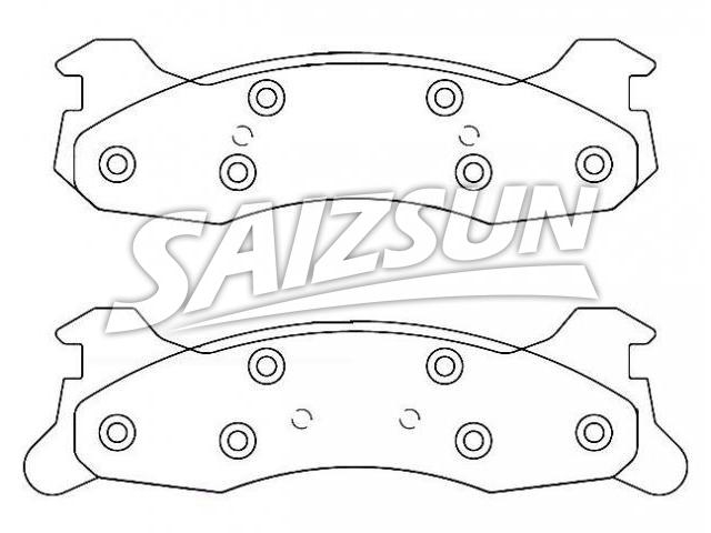 Brake Pad Set:D343-7124A
