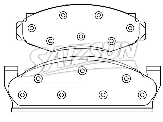 Brake Pad Set:8129665