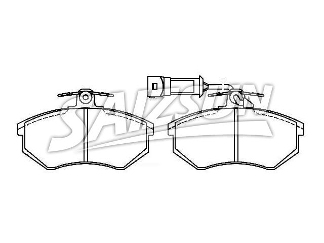 Brake Pad Set:443 698 151 C
