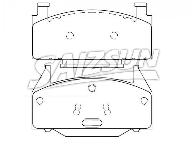 Brake Pad Set:D191-7115