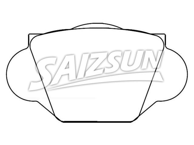 Brake Pad Set:D26-713