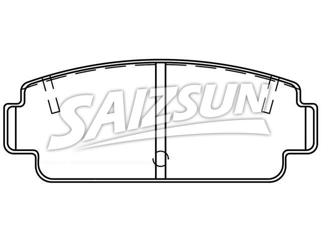 Brake Pad Set:D196-7119