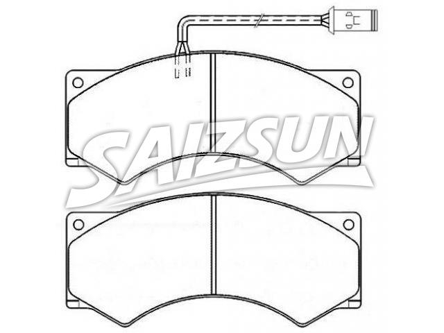 Brake Pad Set:1906070