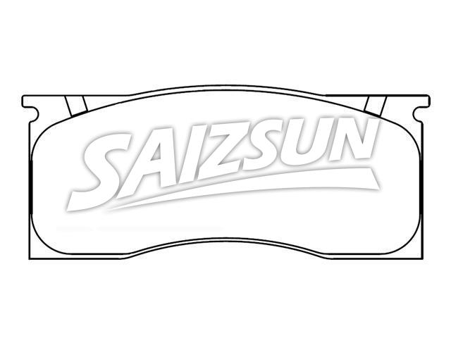 Brake Pad Set:C5ZZ-2001-B