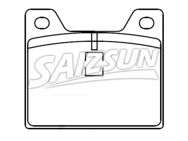 Brake Pad Set:D78-7011