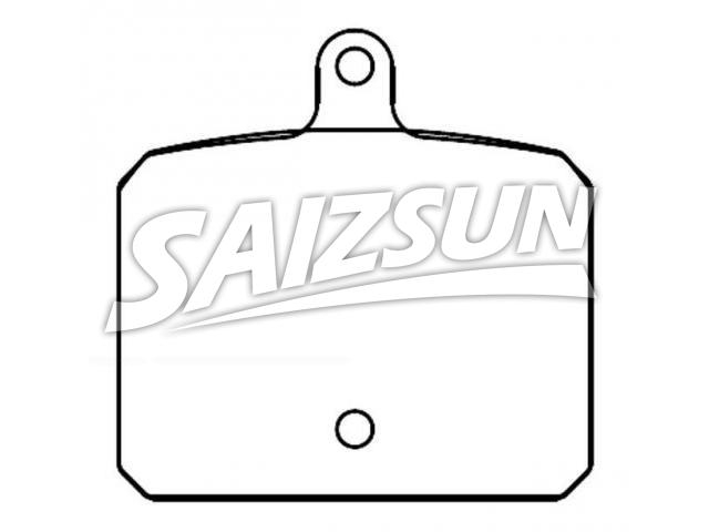 Brake Pad Set:D75-7004