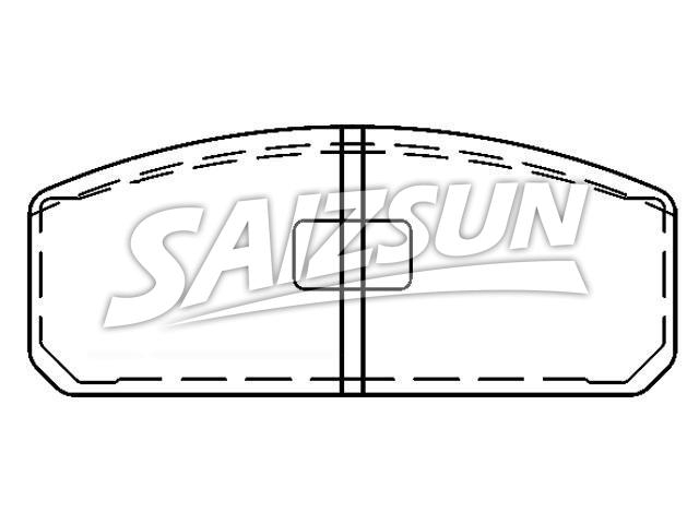 Brake Pad Set:D69-799