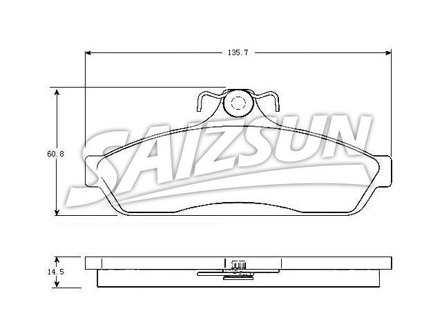 Brake Pad Set:92036054