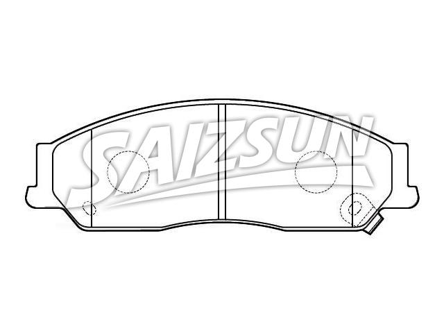 Brake Pad Set:04465-06040